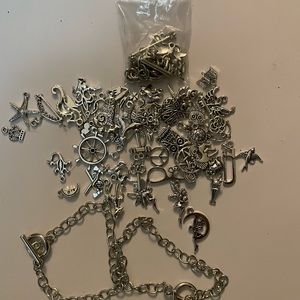 CHARM BRACELET WITH 15-20 CHARMS